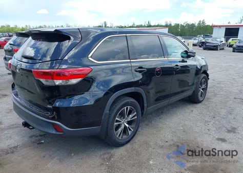 2019 Toyota Highlander Le z USA, uszkodzony, nr VIN 5TDBZRFH9KS946629